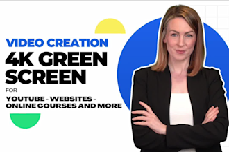 be your professional 4k green screen spokesperson