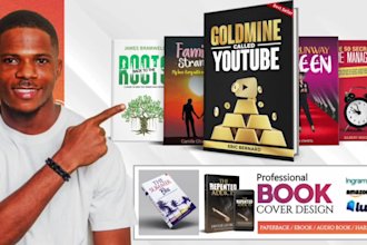 do book cover and ebook cover design with free 3d mockup