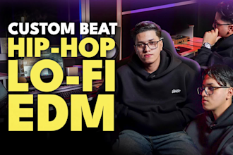 create professional hip hop, lofi or edm beats