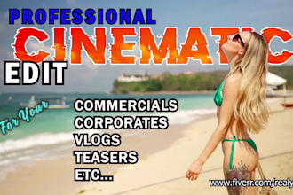 do cinematic video editing
