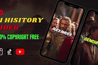 create engaging ai history videos for youtube and tiktok