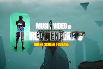 create your video in unreal engine 5 using a green screen