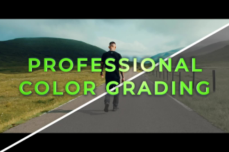 do color grading , color correction video as colorist