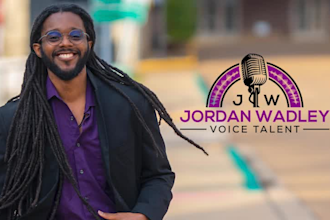 happily supply your black american male voiceover