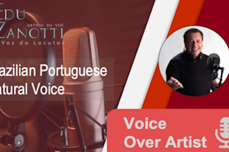 record your brazilian portuguese voice over