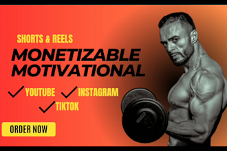 create motivational instagram reels, youtube shorts, tiktok