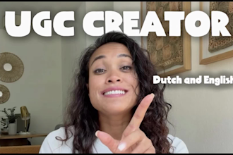 create ugc videos in dutch or english for social media ads