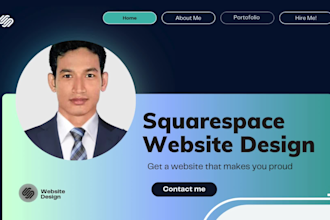 create squarespace website design or redesign