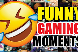 edit funny gaming video with memes and funny sound effects for youtube