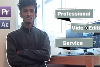 do expert video editing and post production