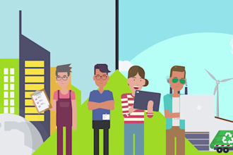 create animated explainer video or animated marketing video