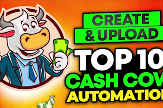 make top 10 cashcow bulk videos for your youtube automation
