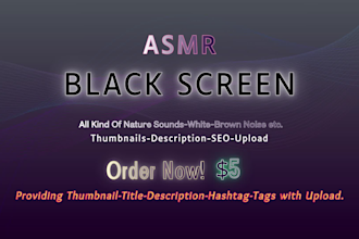 make black screen rain video, ocean, fireplace, white and brown noise 10 hour