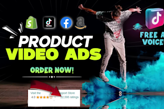 craft a tiktok, videos ads or facebook dropshipping product video ads