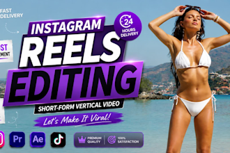 edit viral instagram reels, youtube shorts, tiktok videos