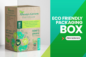 do professional eco friendly product packaging designs