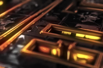 create a custom 3d logo animation