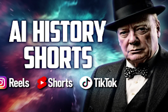 create faceless ai history youtube short videos and instagram reels