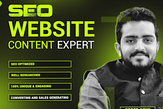 be your SEO website content writer or a copywriter