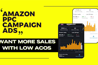 setup, manage amazon PPC campaign and do amazon PPC campaign ads optimization