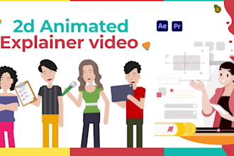 make 2d animated video for marketing