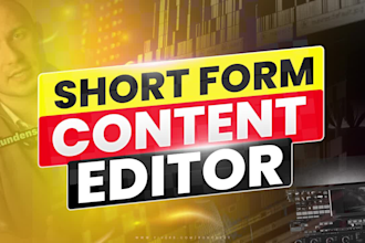 edit short form videos for tiktok reels shorts with eyecatching captions