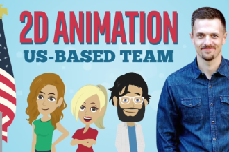 create a 2d animated explainer video