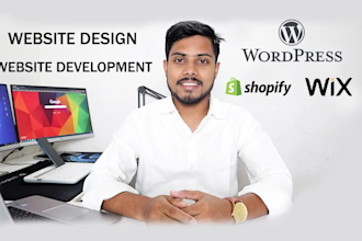 do wordpress website design, ecommerce website, landing page with elementor pro
