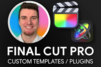 create custom animated final cut pro plugins and templates