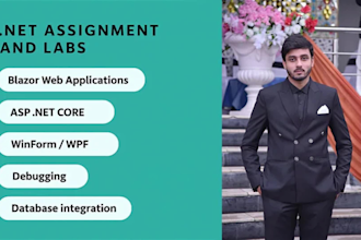 do c sharp, dotnet, asp net core, maui, blazor , web assembly, desktop projects