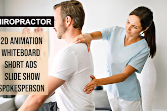 make chiropractor or chiropractic service promo video