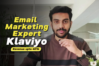 setup shopify email marketing flows and campaigns in klaviyo