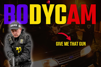 make true crime bodycam video like dr insanity and  detective williams