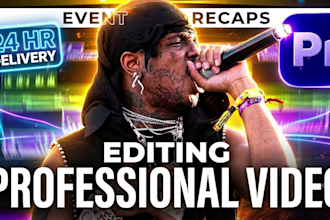 edit professional party and nightlife event recap reels