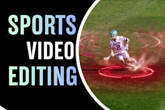 edit sports highlight video for college and youtube video
