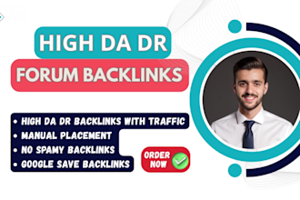build quality backlinks from forums for monthly off page SEO