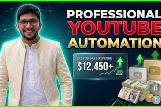 setup youtube automation channel and create top 10 cash cow faceless videos