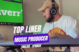 write and sing radio ready toplines or full songs in english or spanish