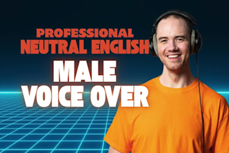 record your english male explainer voice over