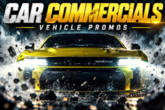 do cinematic luxury car commercials, automotive video ads and vehicle promos