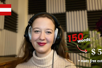 produce a female german voice over in a friendly voice