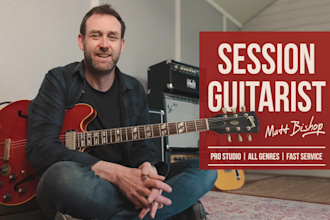 be your pro session guitarist for country pop americana songs