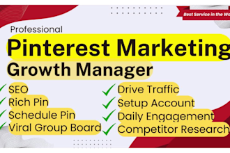 manage your pinterest marketing with SEO optimized pin and board