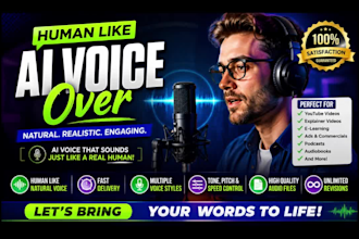 create realistic ai voice over using elevenlabs for any project