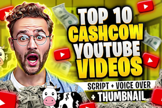 be your top 10 faceless cash cow videos editor