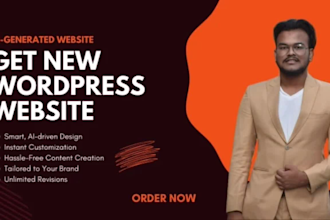 make an ai generated website in wordpress