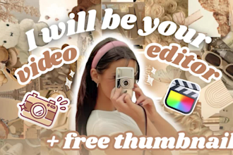 do professional aesthetic youtube video editing