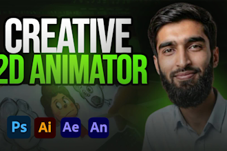 2d animated explainer video with after effects, animate cc