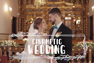 do video edit for wedding video and birthday events