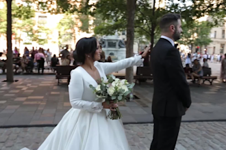 cinematic wedding video editing and storytelling